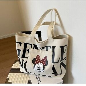 New‎ Cute Canvas Tote Bag for Women  Minnie Mouse  disney purse , Large Capacity